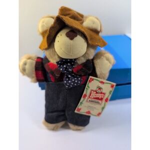 Vintage 1986 Wendy's Farrell Furskin -‎ Furskins Bears Toy Stuffed Plush Doll